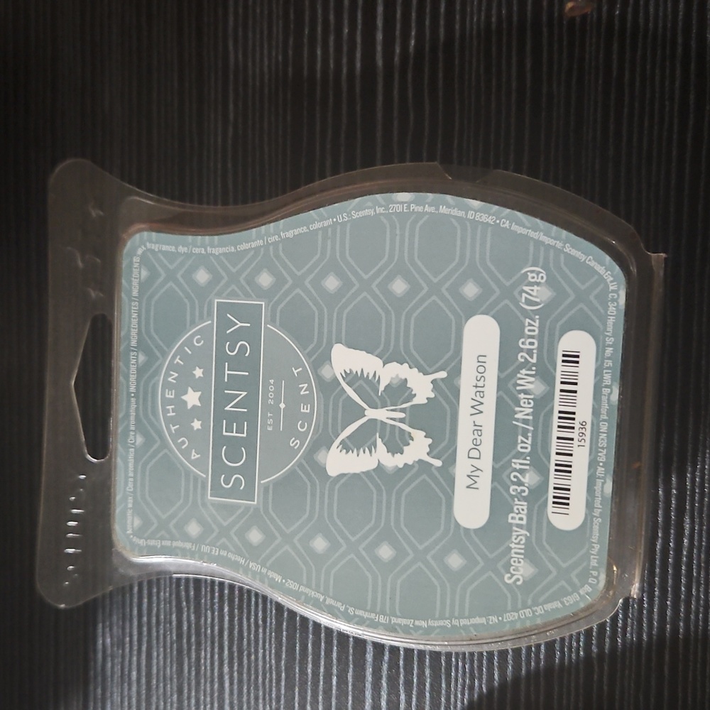 My dear Watson scentsy wax bar